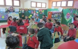 カイロ市内　幼稚園の授業風景