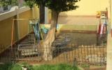 カイロ市内　幼稚園の園庭の様子