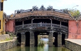 ホイアンと日本の歴史的関係の象徴ともなっている日本橋