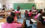 ロング・アイランド小学校での授業風景