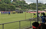 多くの試合が開催される市内のグラウンド