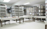 展示品の保管室