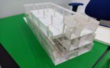 建設予定スポーツ博物館模型
