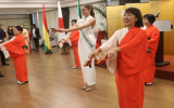 日本舞踊披露の様子