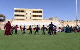 はーい、みんなこっちですよ。運動会