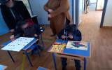 小学校障害児教室の授業風景３