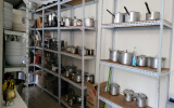 実習用機材の保管室