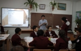 前任者の学校での授業風景