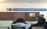 英語の授業風景です。