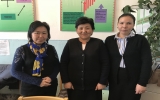副校長と英語の先生たちです。